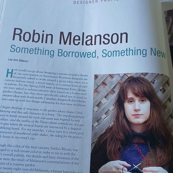 Interweave Knits Magazine Spring 2006 Knitting Crafting Robin Melanson - Picture 4 of 4